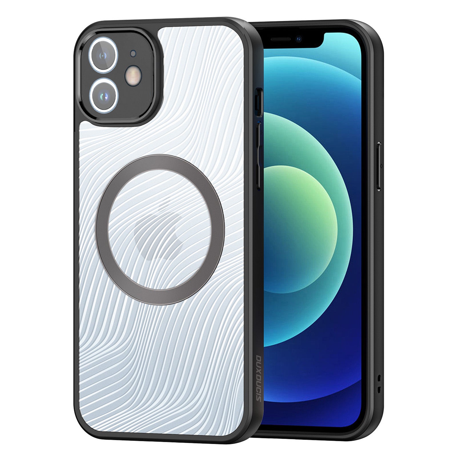 DUX DUCIS Aimo Series Magnetic Phone Case for iPhone 12 TPU PC Matte Cover Compatible with MagSafe (REACH Certification) DUX DUCIS Aimo Series Magnetic Phone Case for iPhone 12 TPU PC Matte Cover Compatible with MagSafe (REACH Certification)
